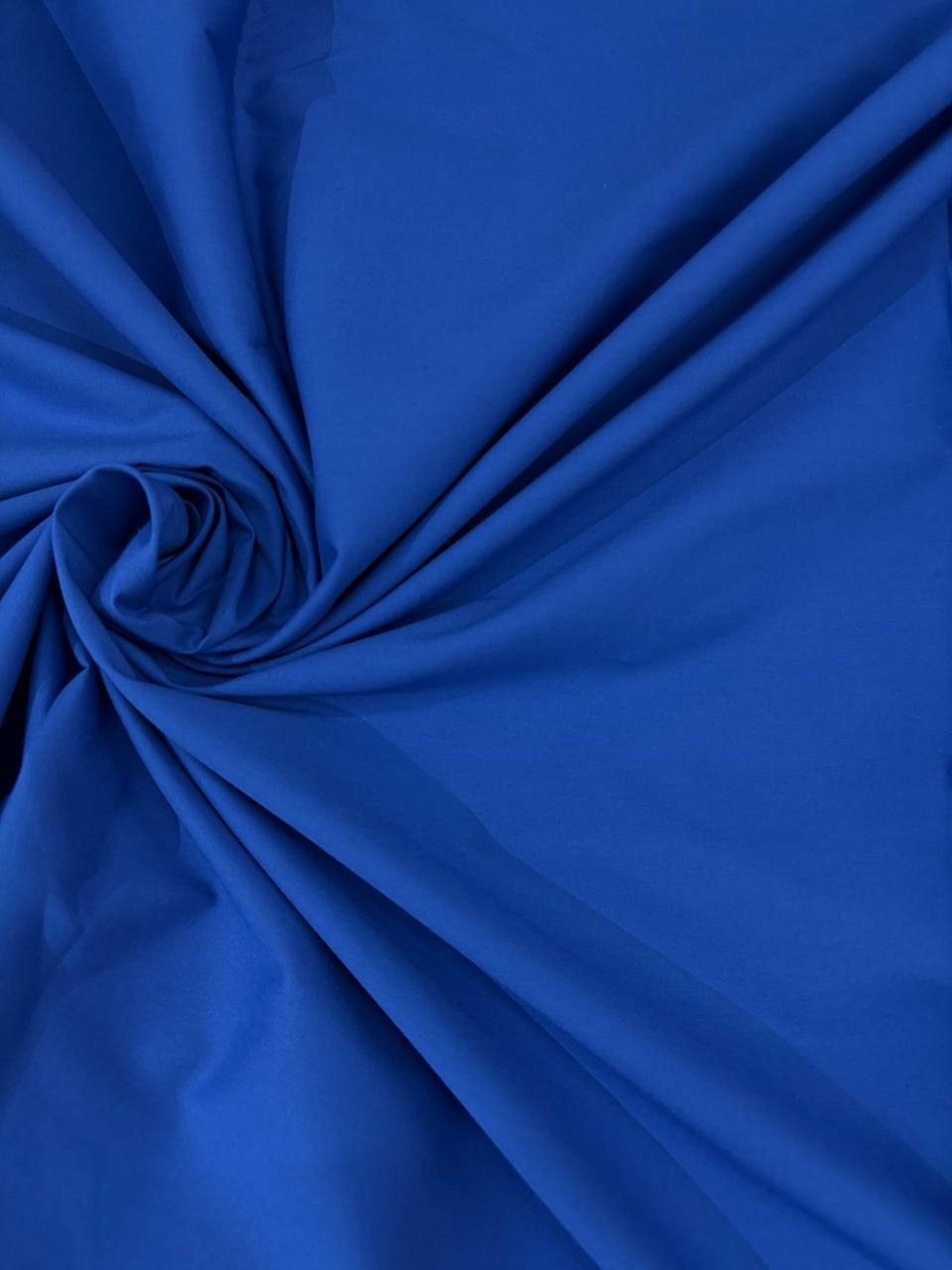 Cotone ALBA Popeline Blu Royal Elastico