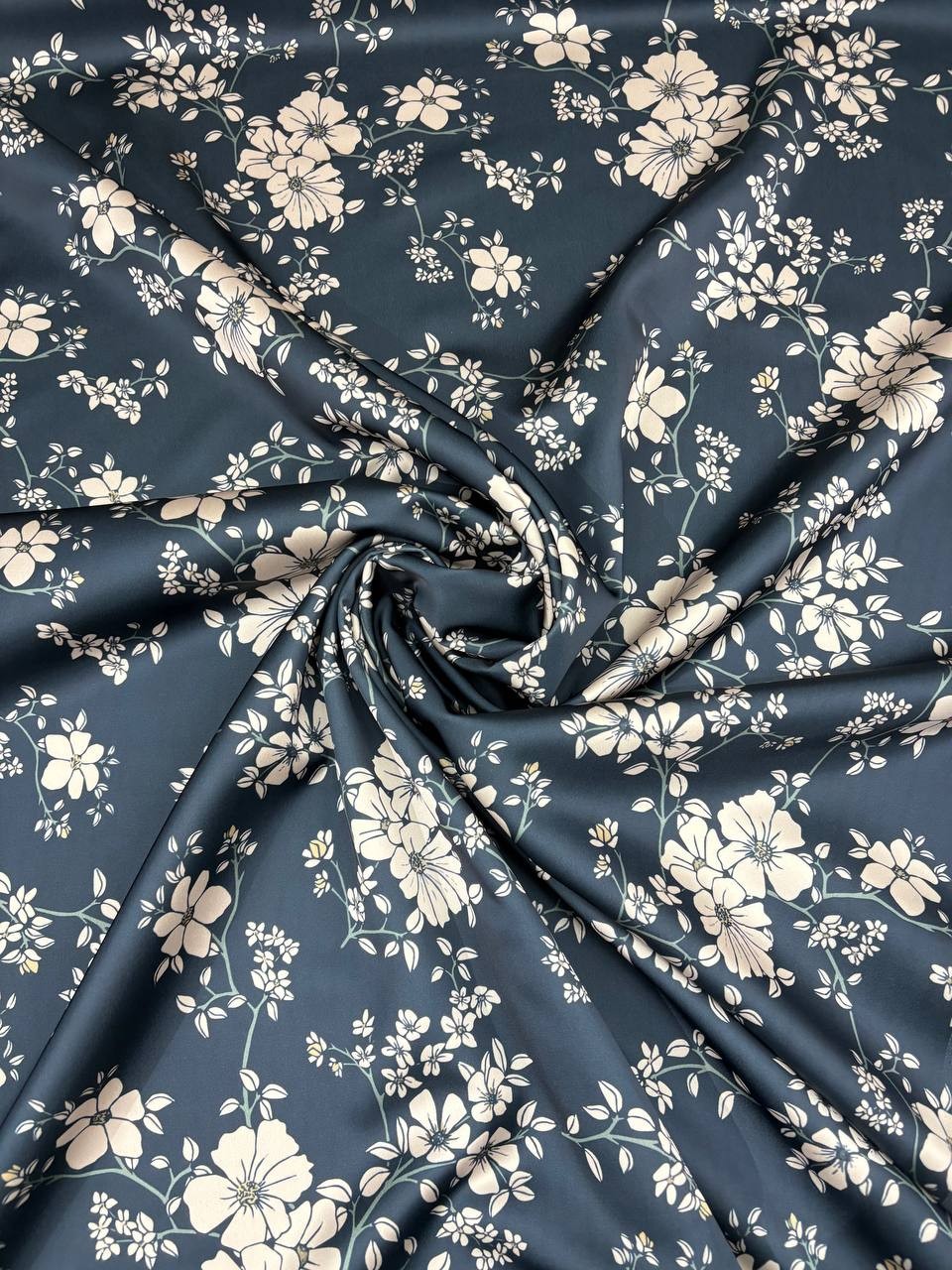 Scampolo Duchessa Elastica Floreale Blu 300x150 - WorldTessuti