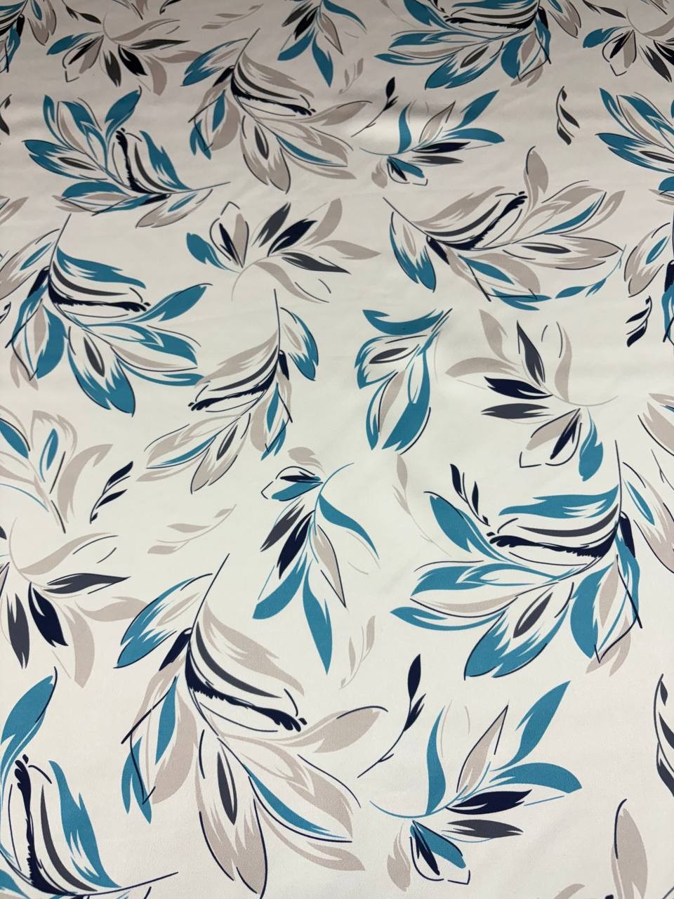 Scampolo Duchessa Elastica Floreale Sfumato Petrolio 300x150 - WorldTessuti