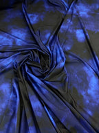 Lycra Sfumata Maltinta Blu Nera - WorldTessuti