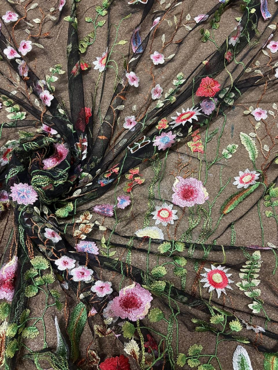 Tulle Elastico Fantasia Primavera
