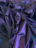 Rete (tullè) Bielastico Viola Glitter - WorldTessuti