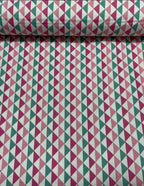 Tessuto Rasatello Cotone Geometrico Spigato 280H - WorldTessuti