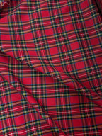 Tartan Scozzese Classic Piccolo Rosso Verde Nero Righetto blu