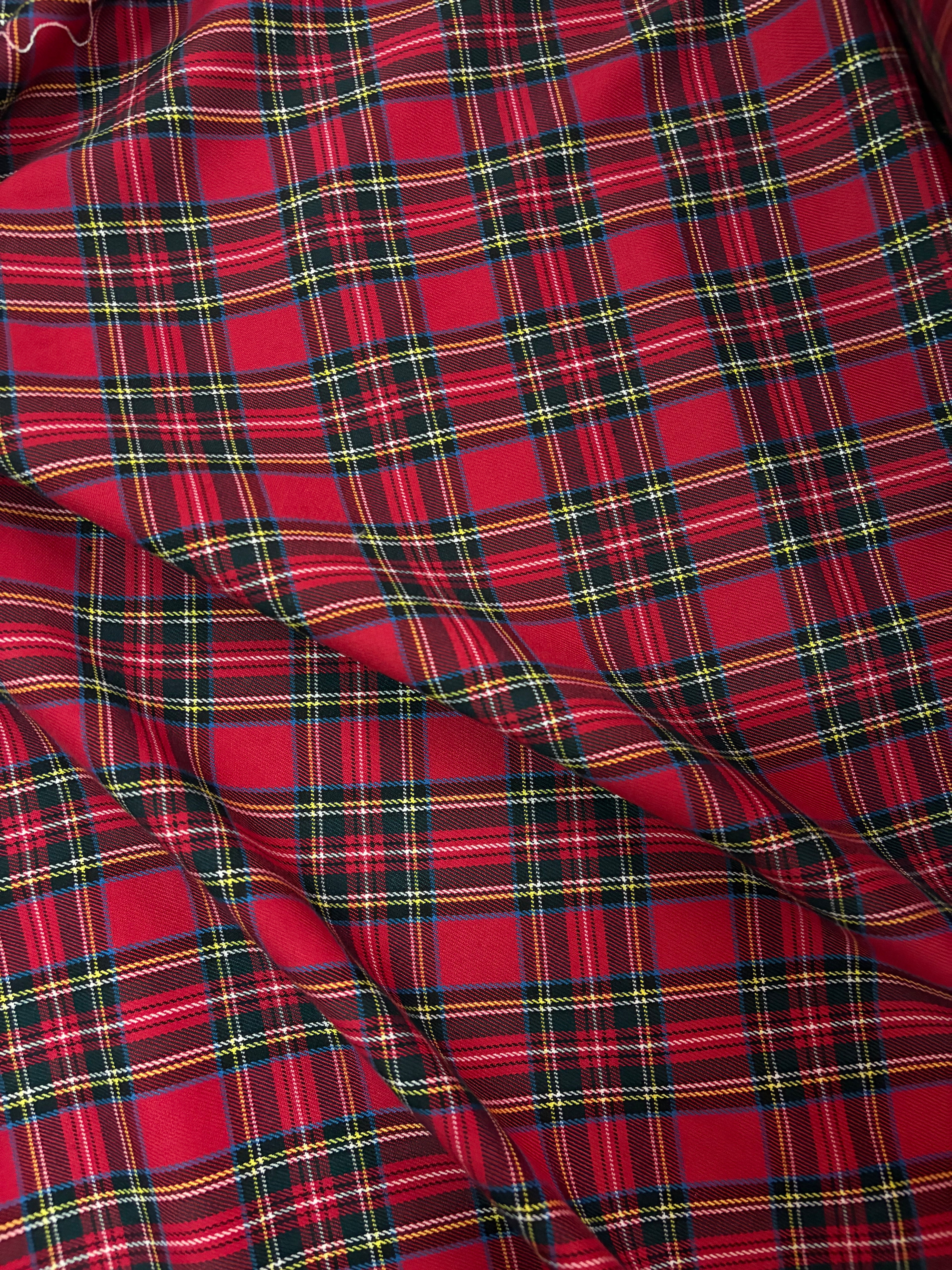 Tartan Scozzese Classic Piccolo Rosso Verde Nero Righetto blu
