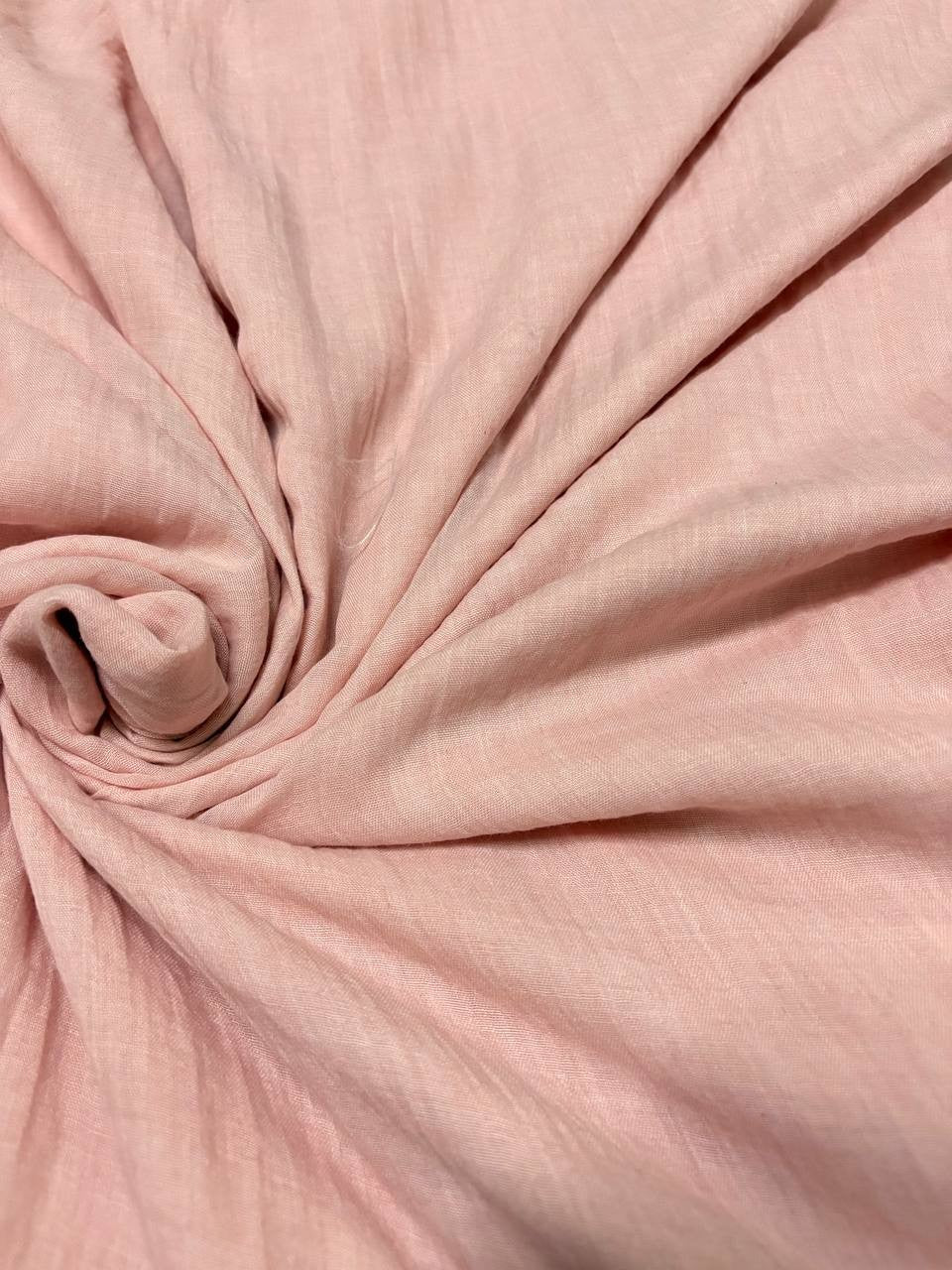 Mussola Garza Cotone Rosa