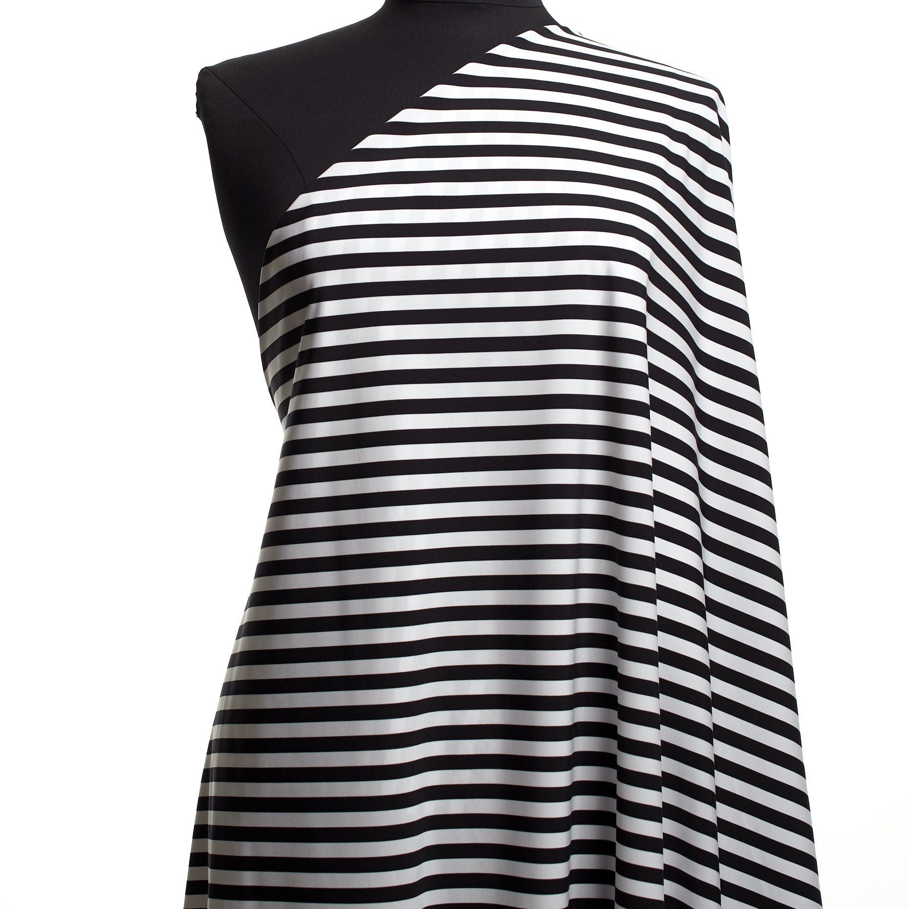 Lycra Riga Bianco Nera