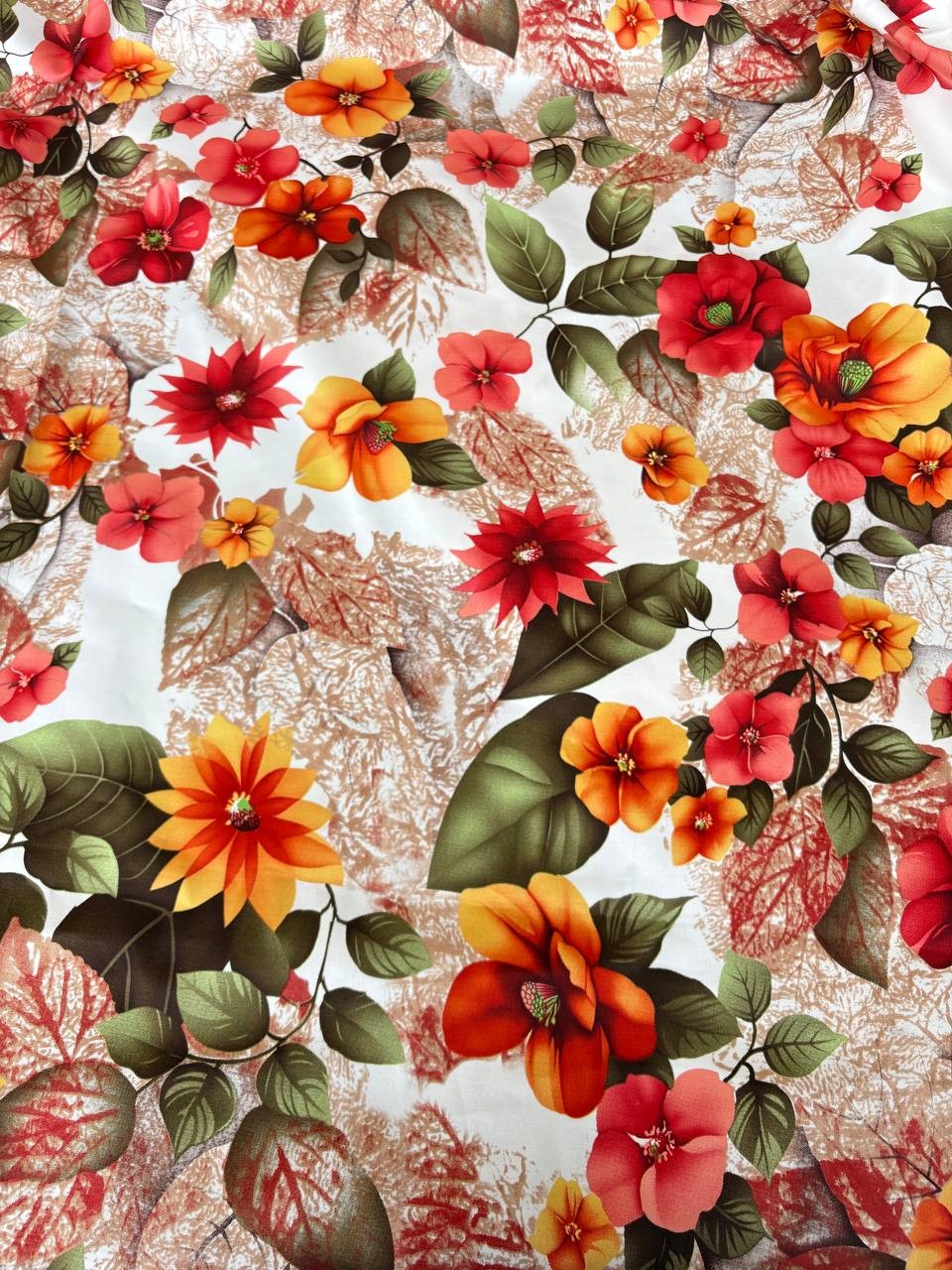 Rasatello Cotone Floreale Giappo