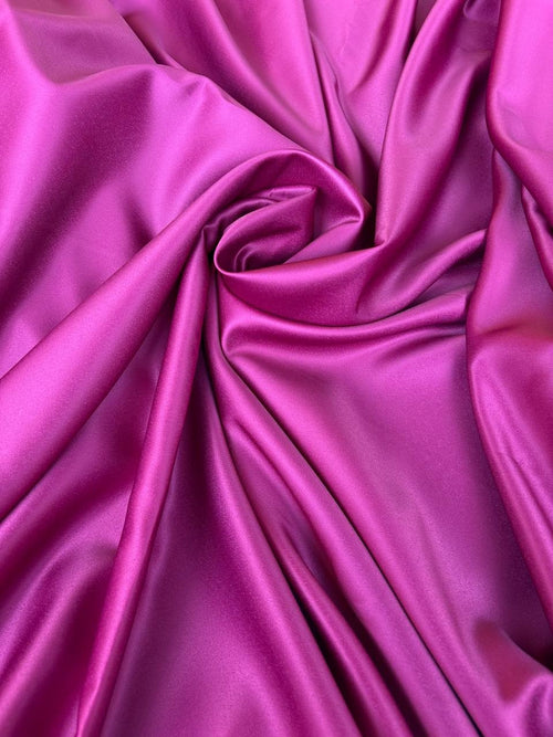 Duchesse Tessuto Unito Jouy Fucsia - WorldTessuti