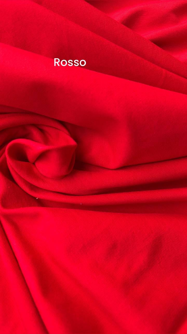 Tessuto Felpa PANTAREI Cotone Garzata Elastica