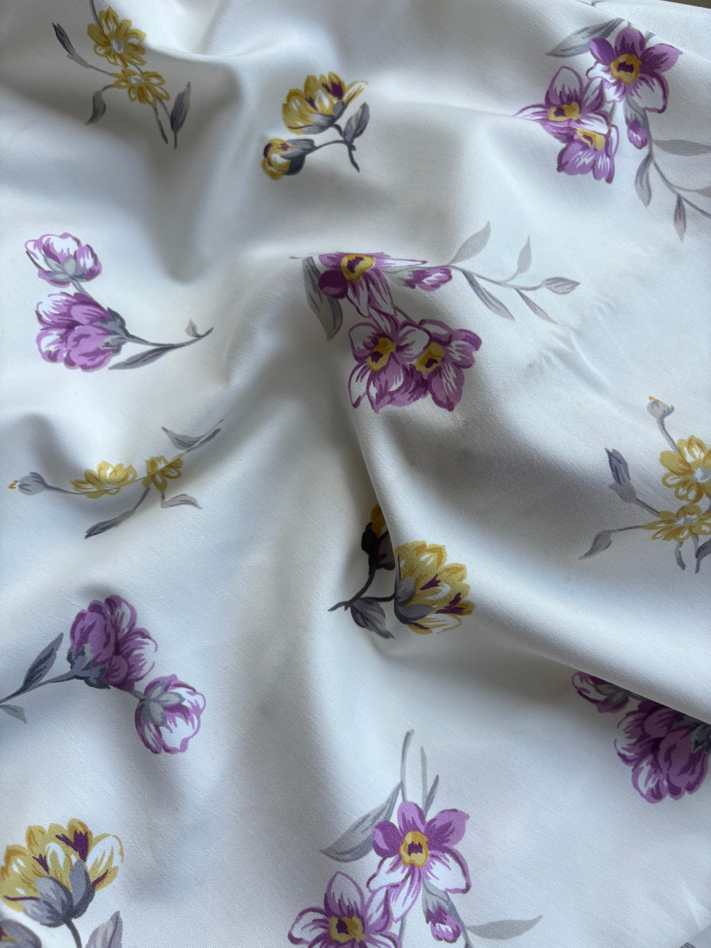 Rasatello Cotone con fiori