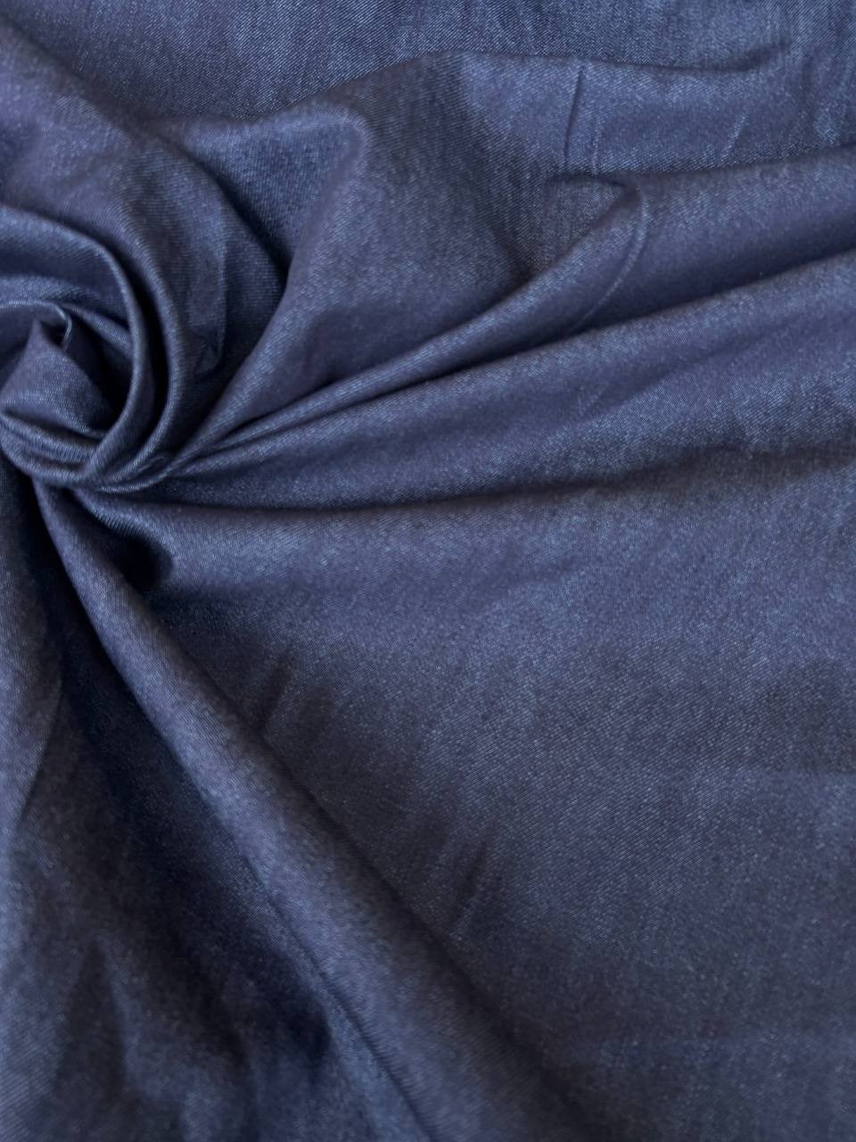 Tessuto Denim Lavaggio Scuro Pesante