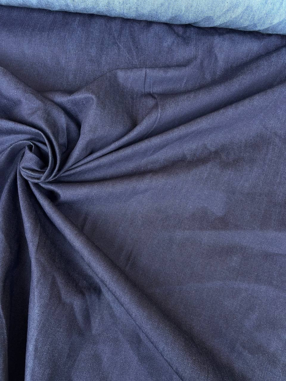 Tessuto Denim Lavaggio Scuro Pesante