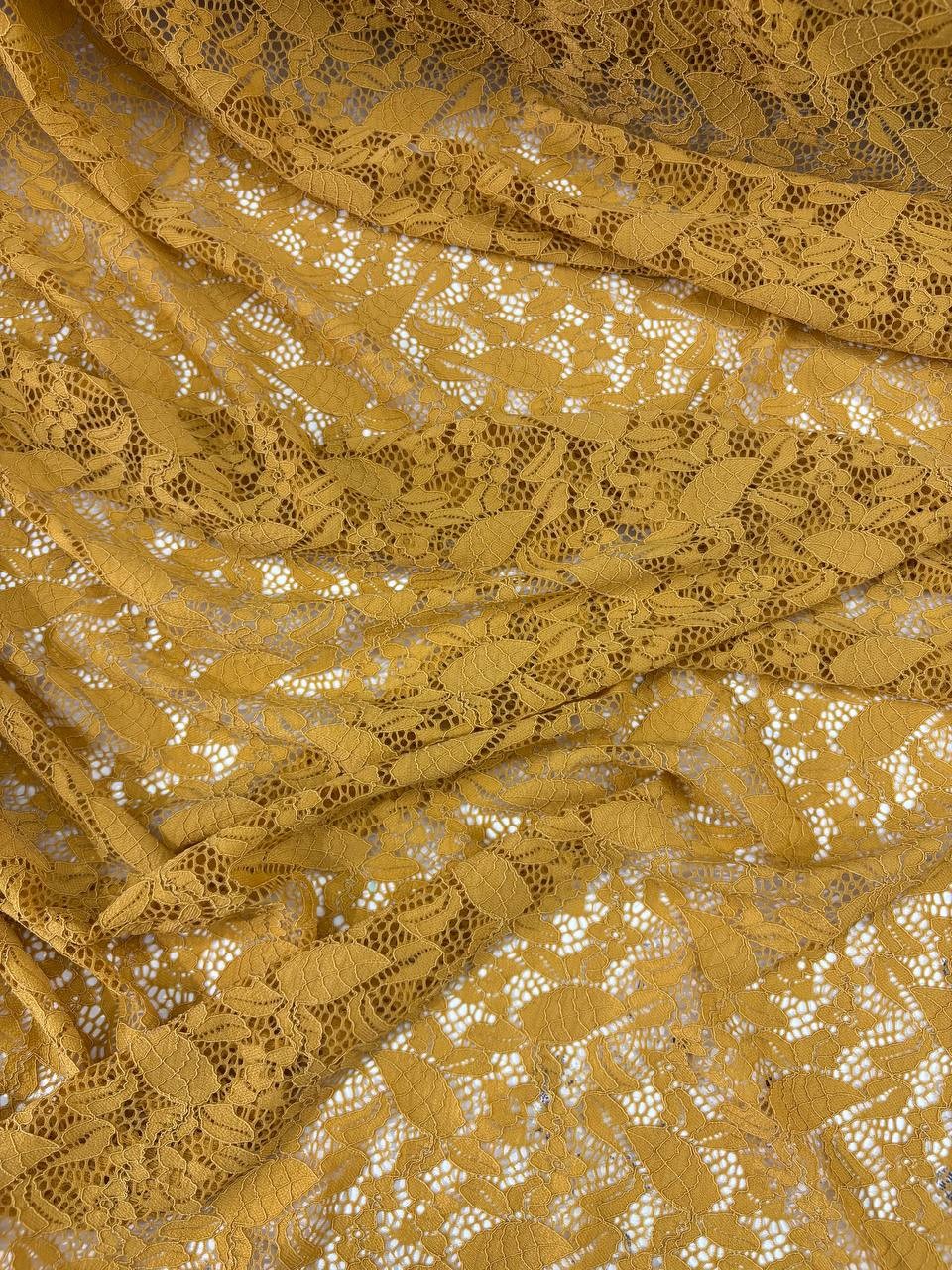 Pizzo Umbria Elastico Giallo Senape