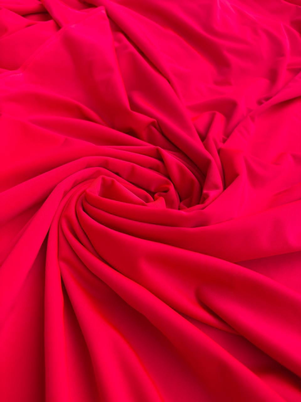 Lycra Tinta unita Rosso Corallo OPACA