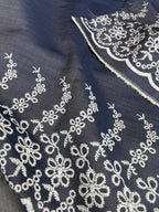 Jeans chambray Ricamato Balza (SOTTOPREZZO) - WorldTessuti