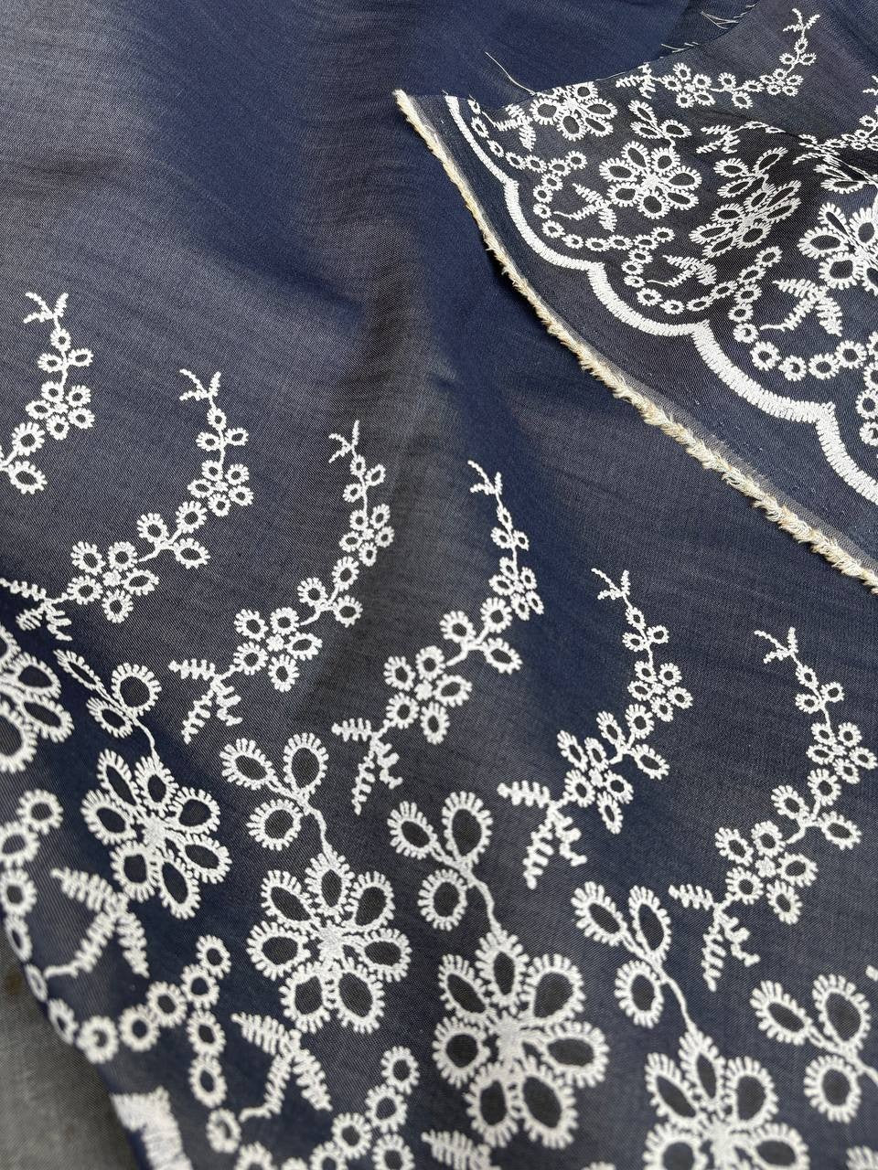 Jeans chambray Ricamato Balza (SOTTOPREZZO)