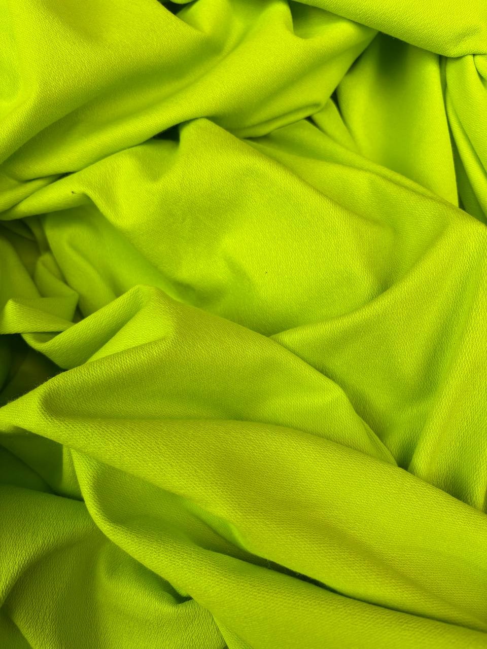 Tessuto Felpa PANTAREI Cotone Garzata Verde Lime Primaverile