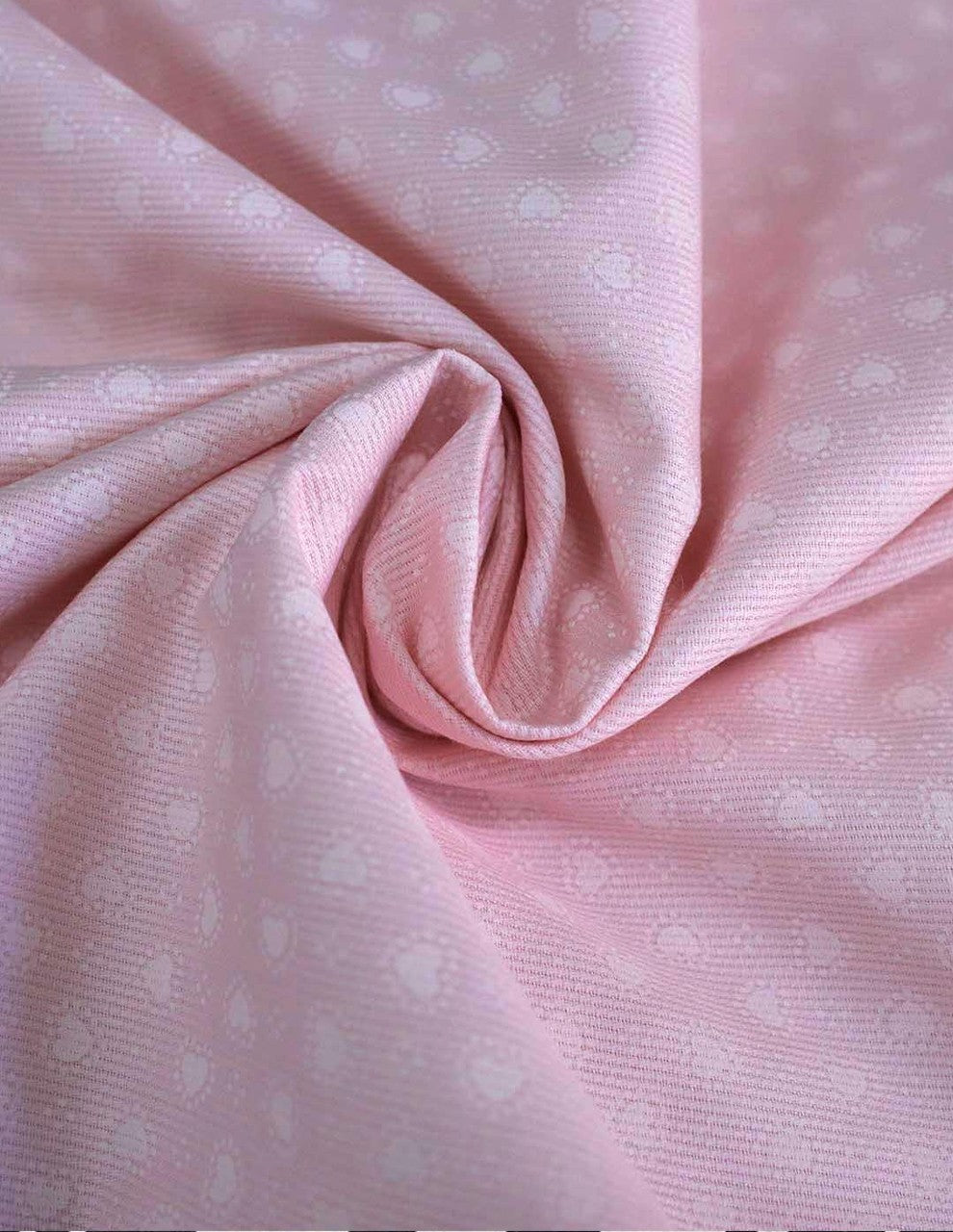 Piquet Cotone Cuoricino Rosa 150H