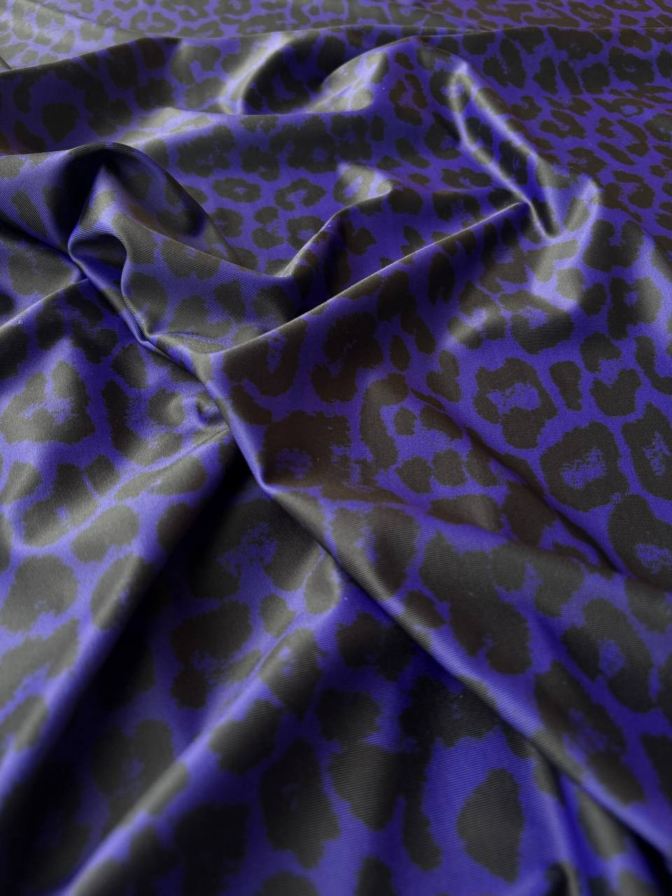 Lycra Animalier Leopardato Viola