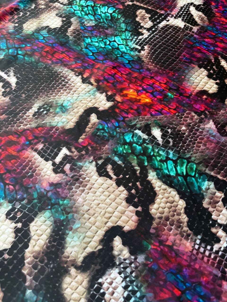 Lycra Animalier Squamata Fantasy Multicolor