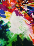 Popeline Cotone Floreale Sfumato - WorldTessuti