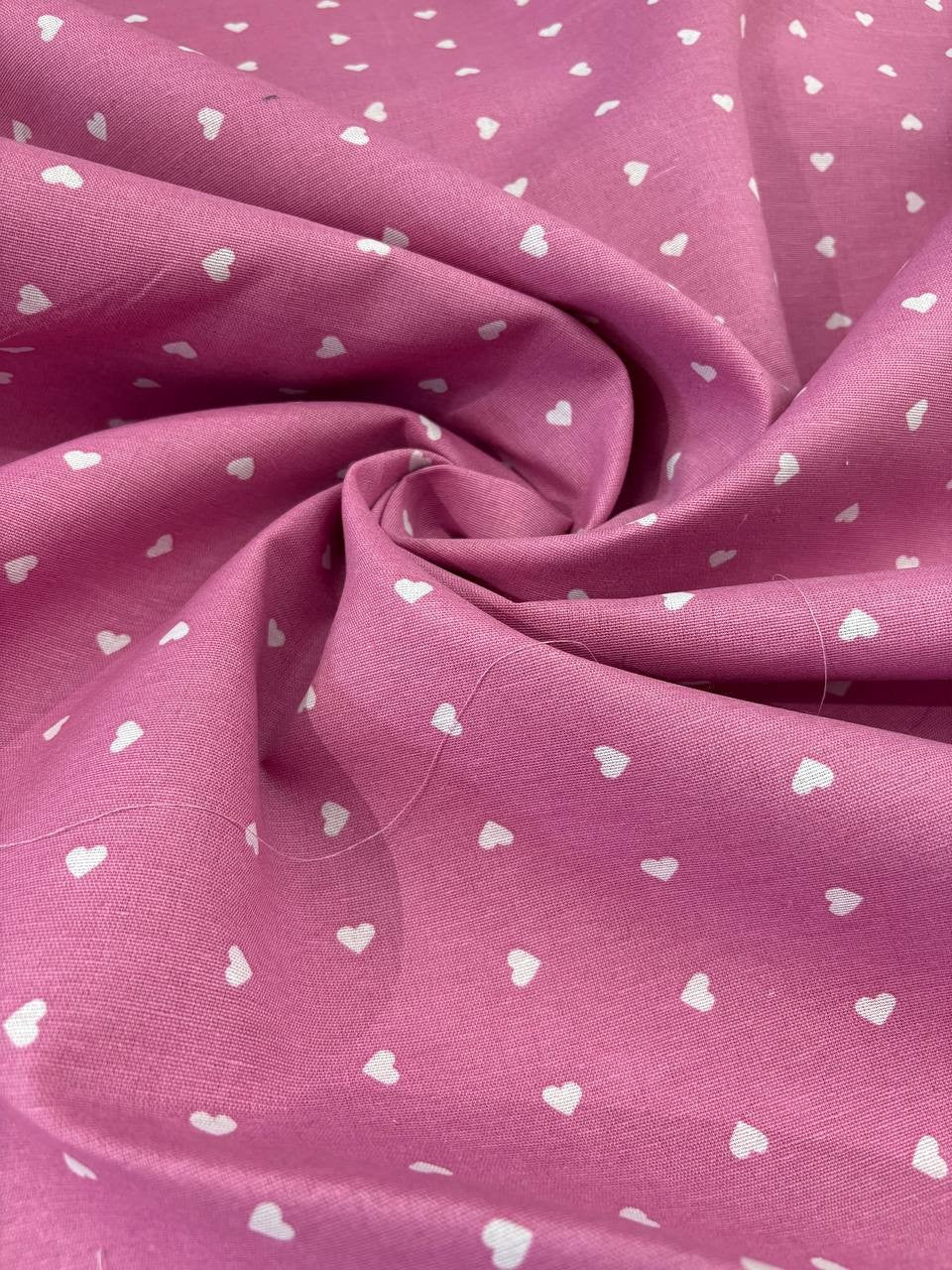 Cotone Doppio Cuoricino Rosa