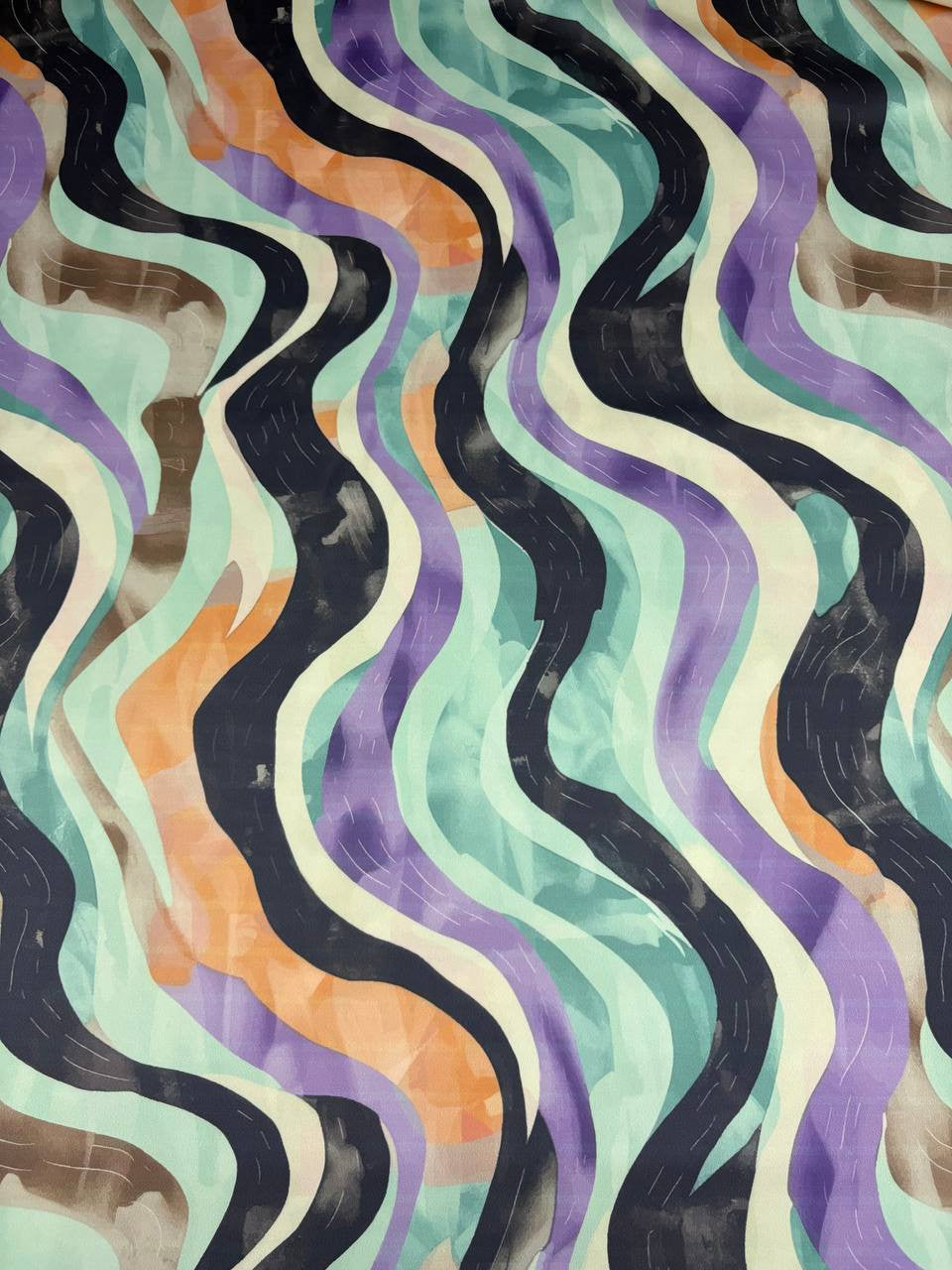 Tessuto Rasone Elastico Geometrico Stile MISSONI