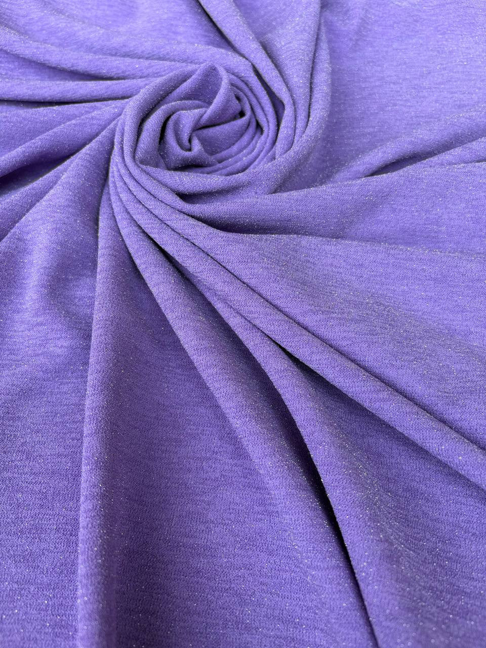 Tessuto Maglia Broadway Lurex Jersey Lillà
