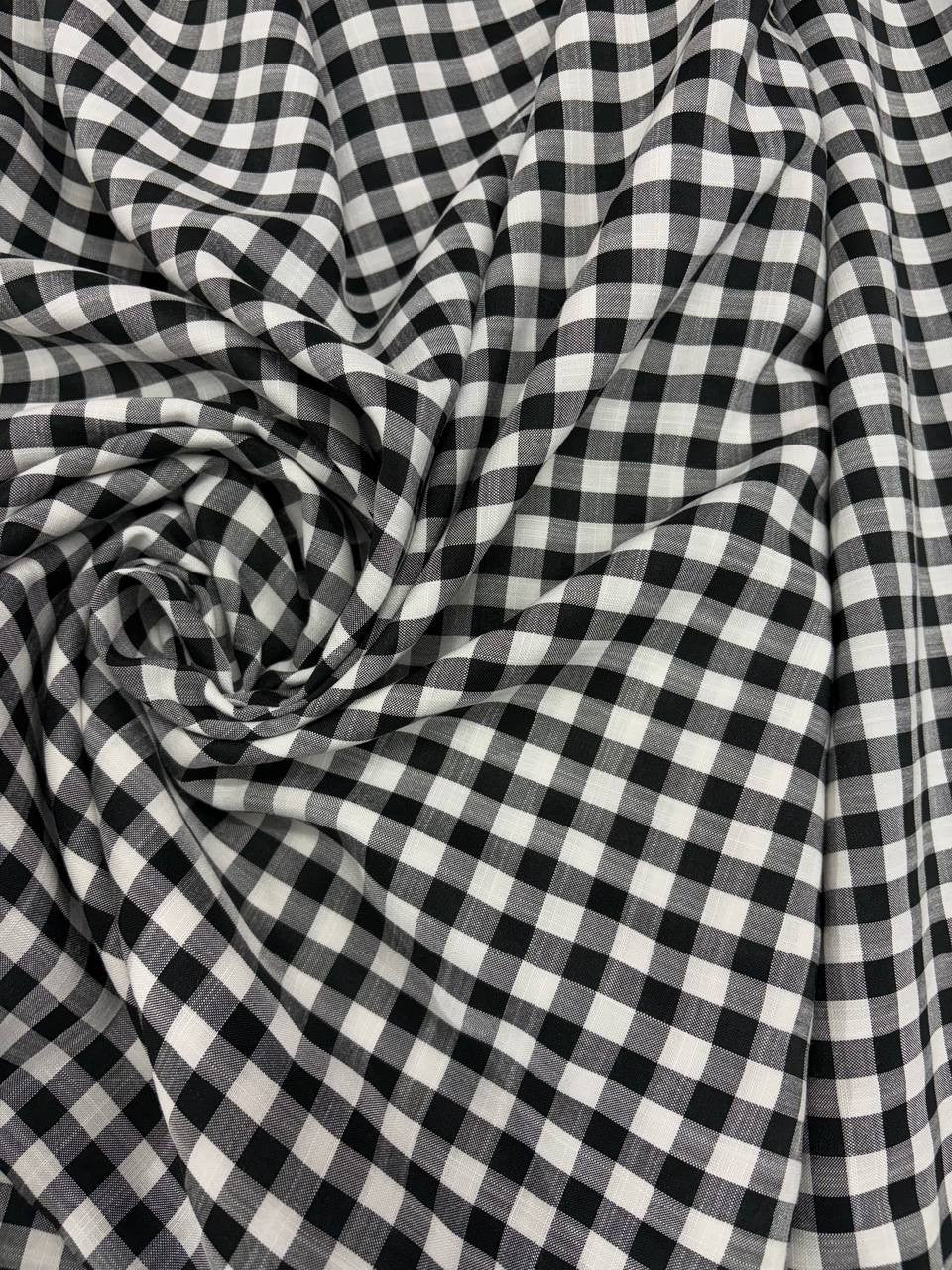 Tessuto Zephir Quadrettino Cotone Misto Cotone (SOTTOPREZZO)