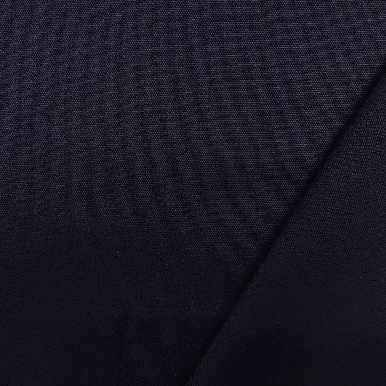 Tessuto Tappezzeria Mezzo Panama Tinto in filo 280 Blu Scuro