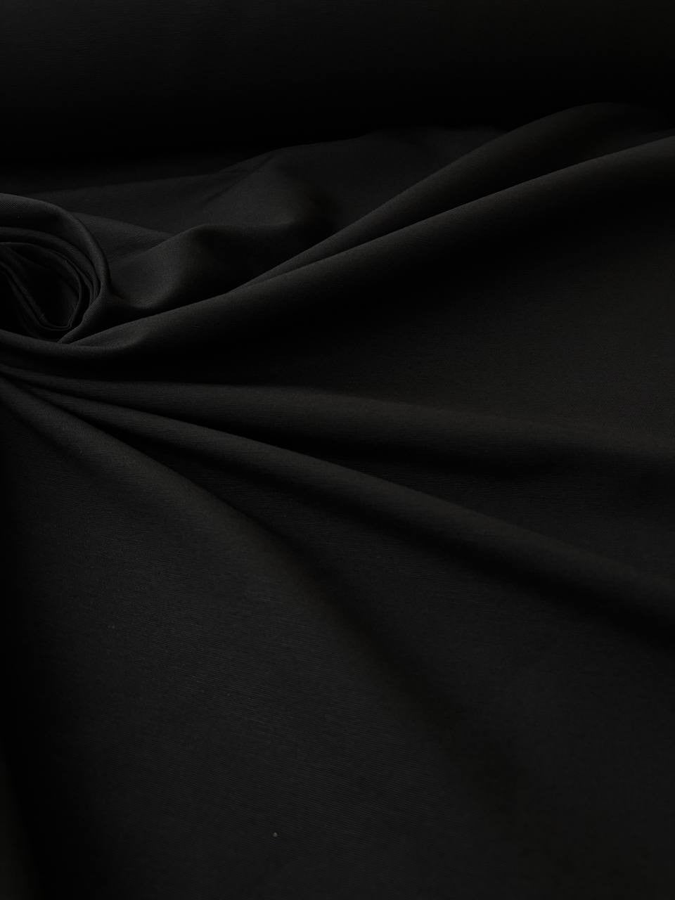 Tessuto Tappezzeria Mezzo Panama Tinto in filo 280 Nero