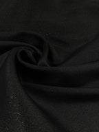 Broccato Glitter Boreale Nero - WorldTessuti