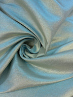 Broccato Glitter Boreale SFUMATO AZZURRO / ORO - WorldTessuti