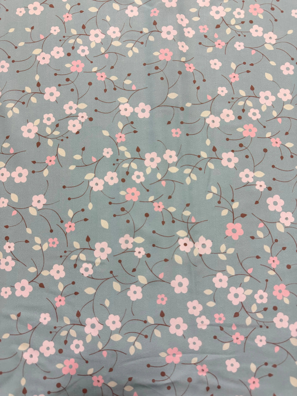 Tessuto Satin Floreale provenzale