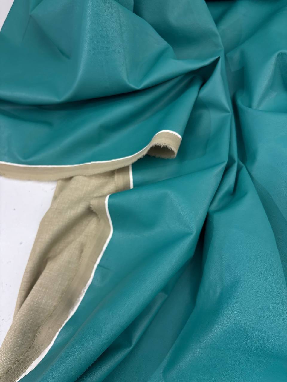 Ecopelle Abbigliamento Petrolio