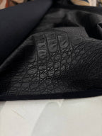 Ecopelle Pitonata Nero - WorldTessuti
