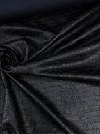 Ecopelle Pitonata Nero - WorldTessuti