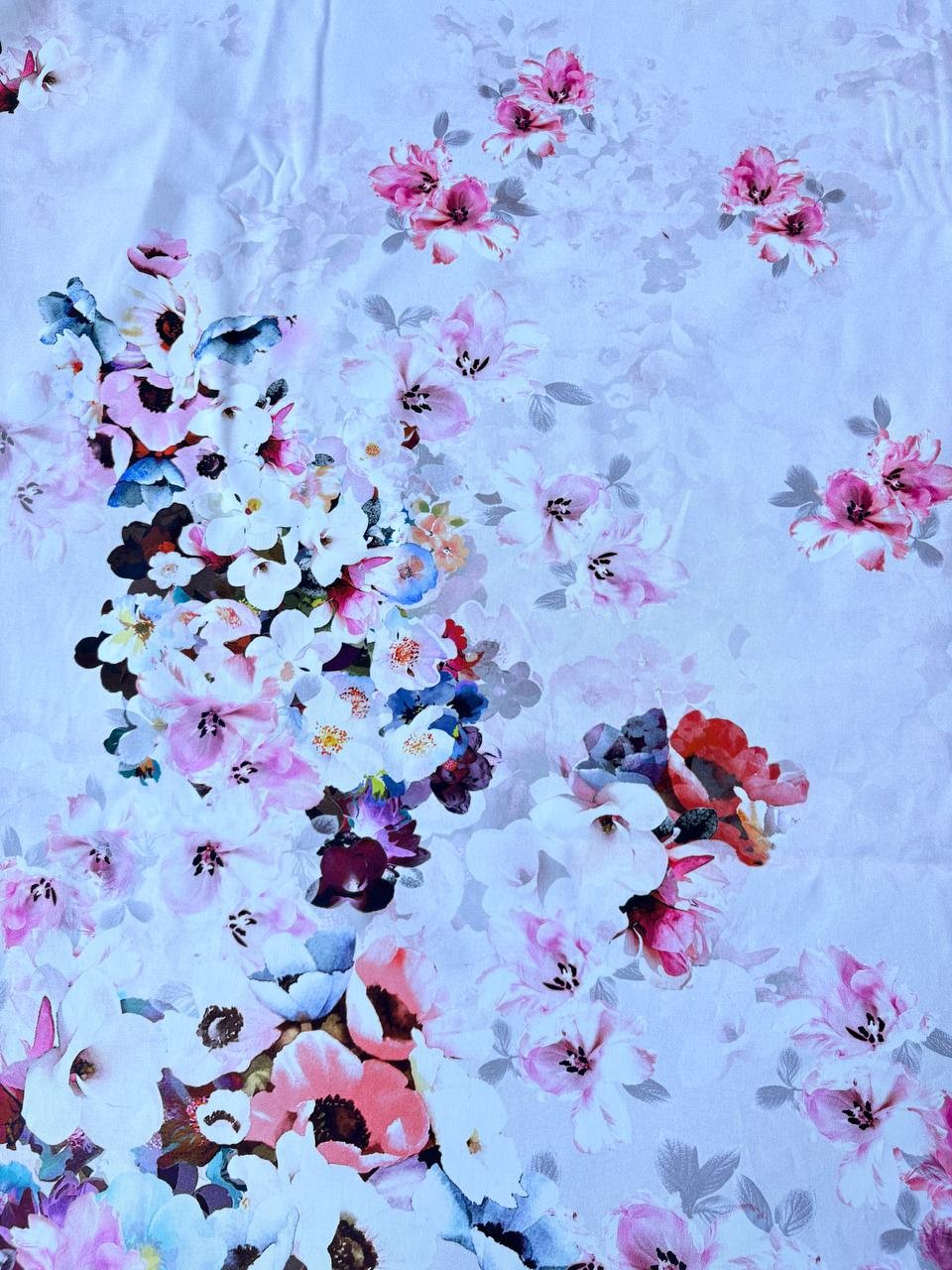 Rasatello Cotone Floreale Imperial