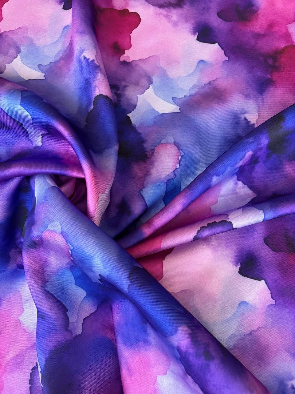 Tessuto MIKADO SFUMATO VIOLACEO