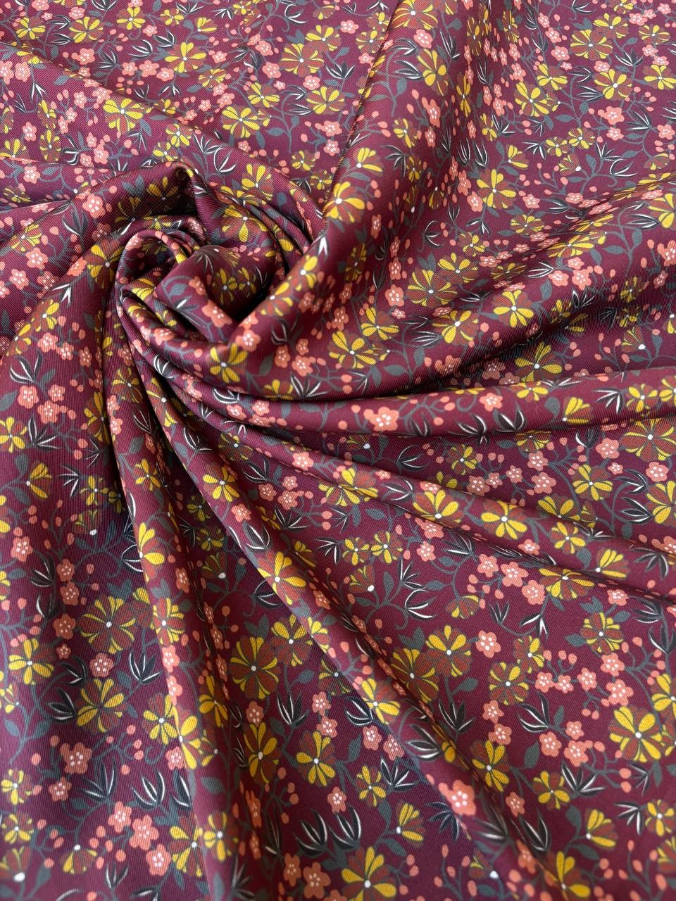 Tessuto Satin Provenzale Fiorellino