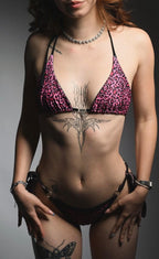 Lycra Maculato Small Fucsia - WorldTessuti