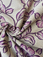 Scampolo Gobelin Floreale Viola 2,60x2,80 - WorldTessuti