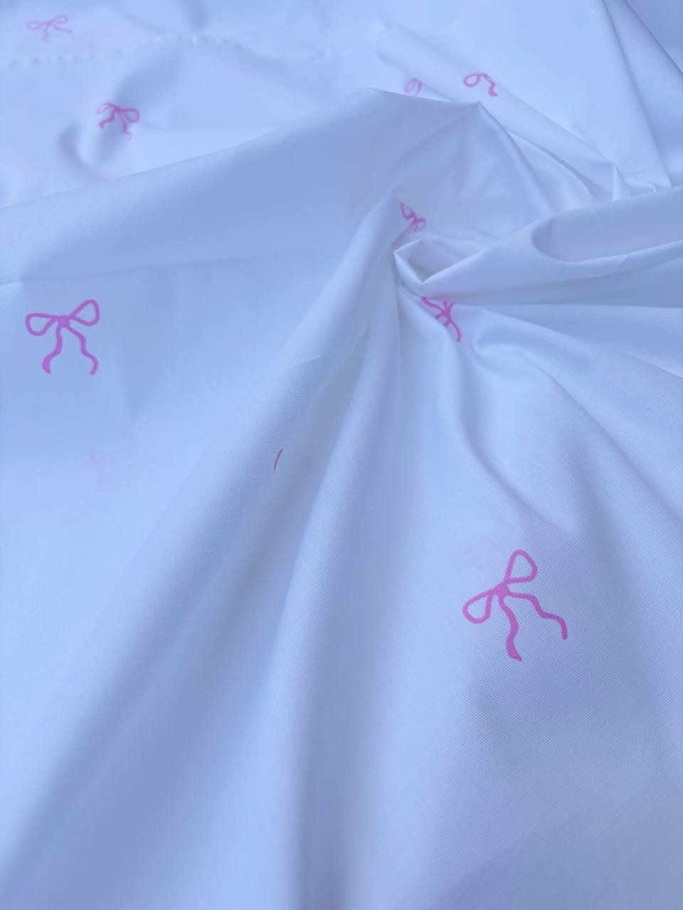 Cotone Percalle Liberty Fiocchetto Bianco