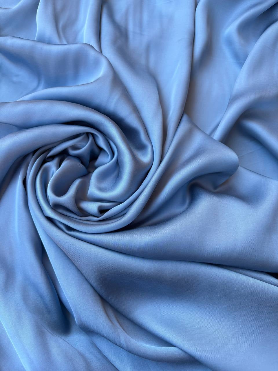 Scampolo Satin Viscosa Celeste Polvere 3,00x1,50