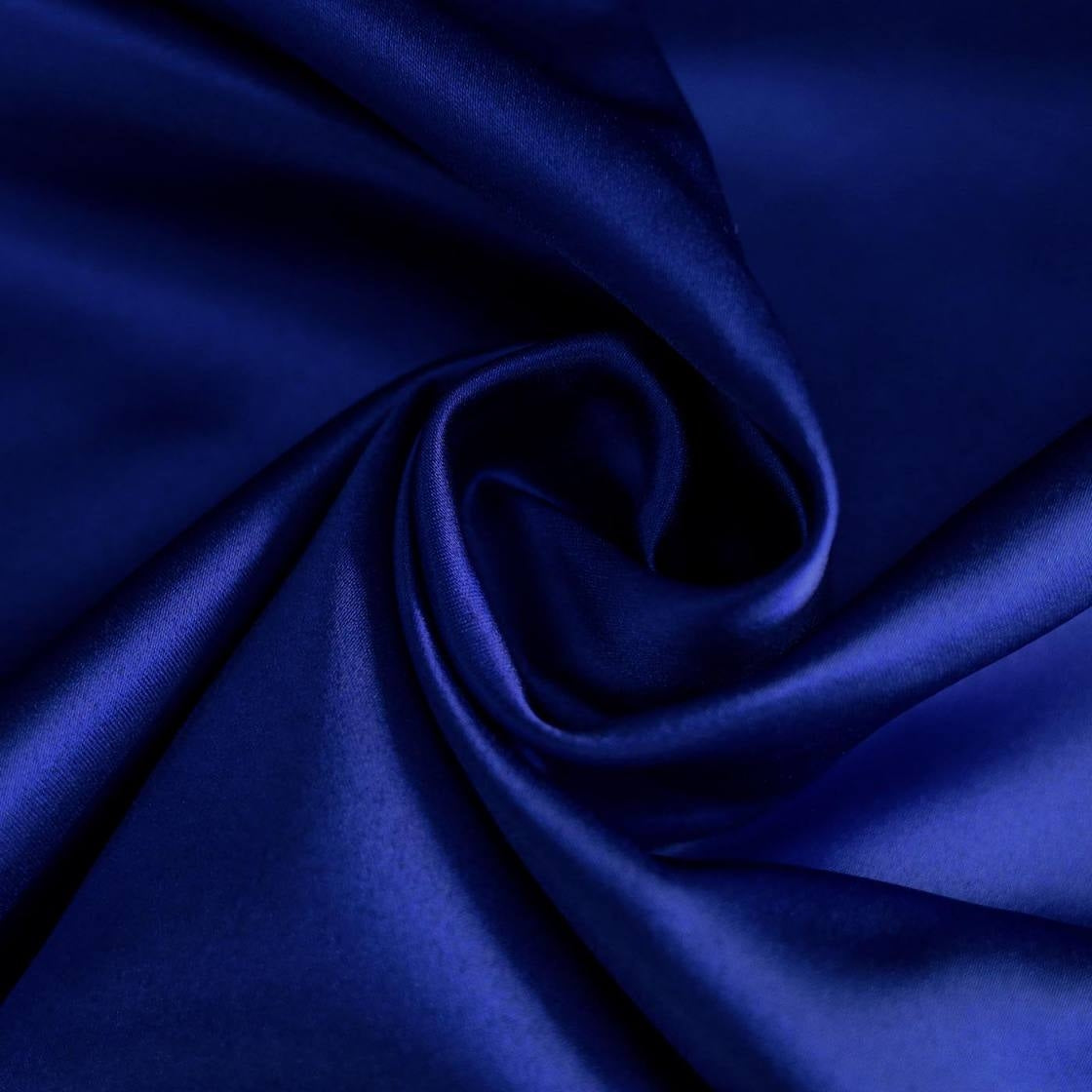Duchesse Tessuto Unito Blu Cobalto