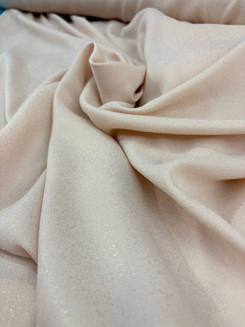 Chiffon Glitter ROSA CIPRIA - WorldTessuti