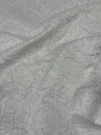 Broccato Saint Vincent Floreale Matlassè Bianco - WorldTessuti