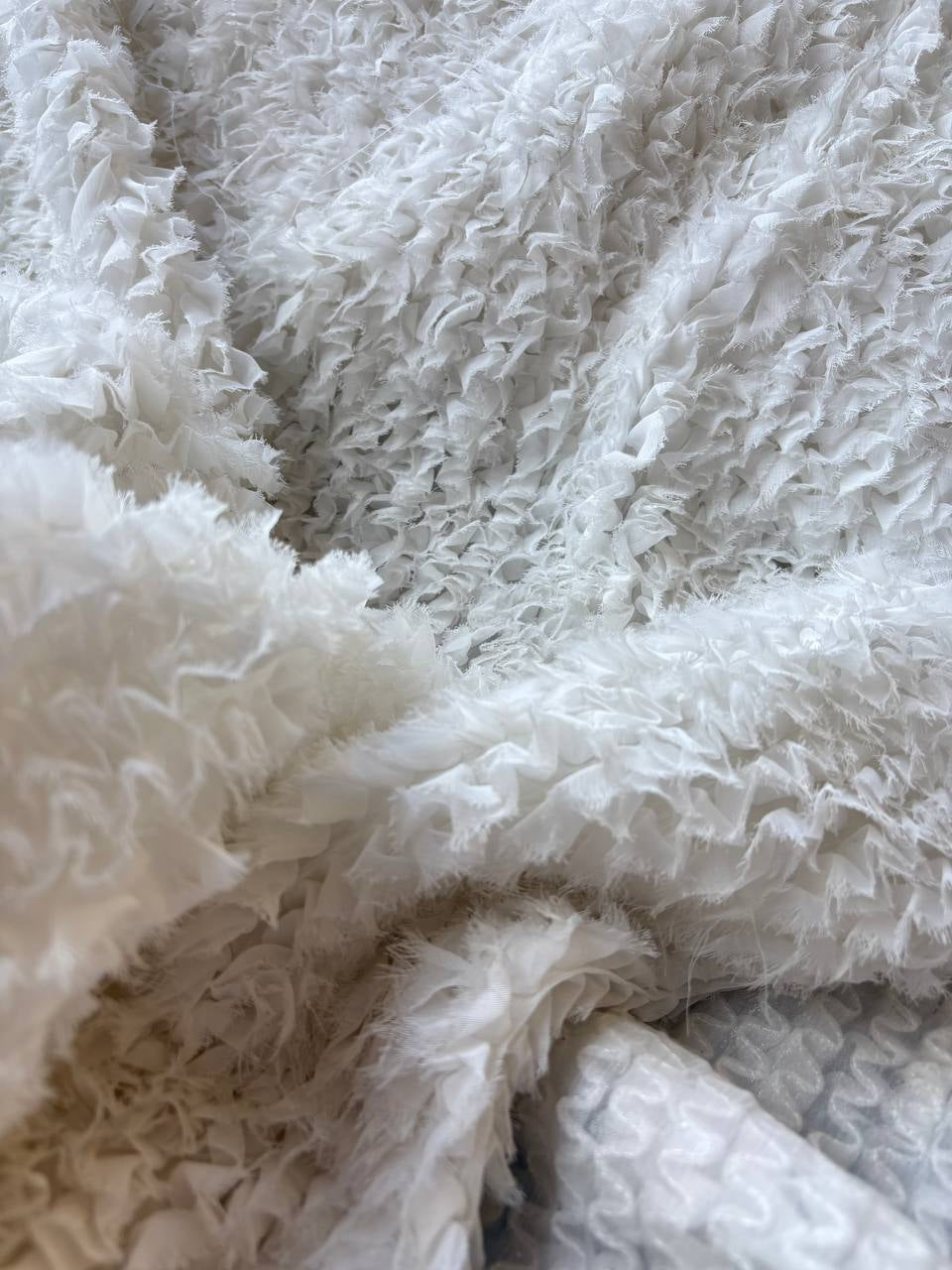 Goffrato Firenze Bianco seta 3,00x1,50