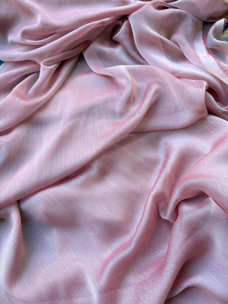 Chiffon IRIDESCENTE rosa antico SOTTOPREZZO